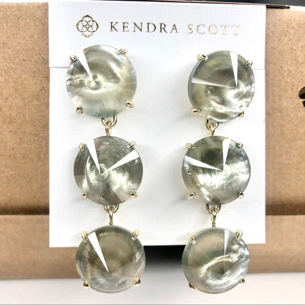 Kendra Scott Jolie Silver Drop Earrings